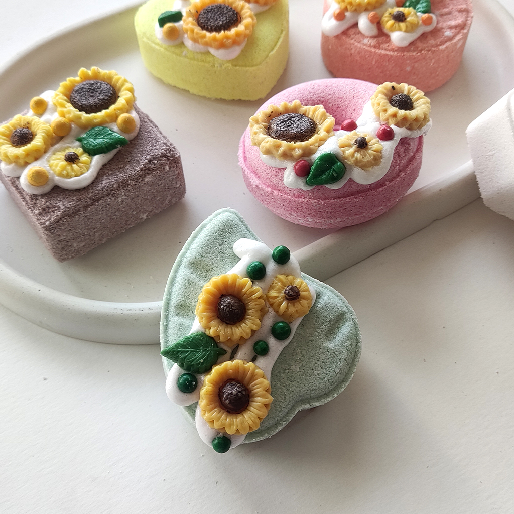 کوکتل پدیکور گل آفتابگردون 70 گرمی (پک 6 عددی رنگی)